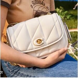 Coach Pillow Madison Shoulder Bag With Quilting